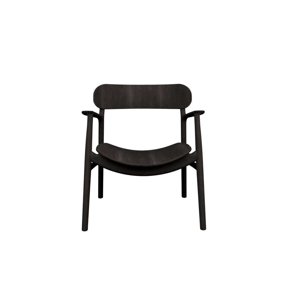 Asger Lounge_black lacquered oak