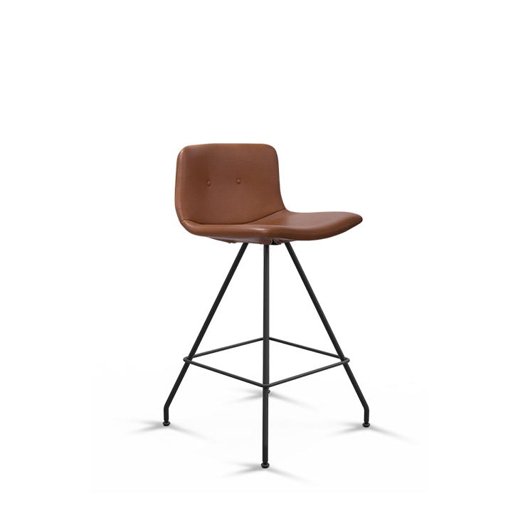 Primum bar stool zenso 2 223 black base fixed low