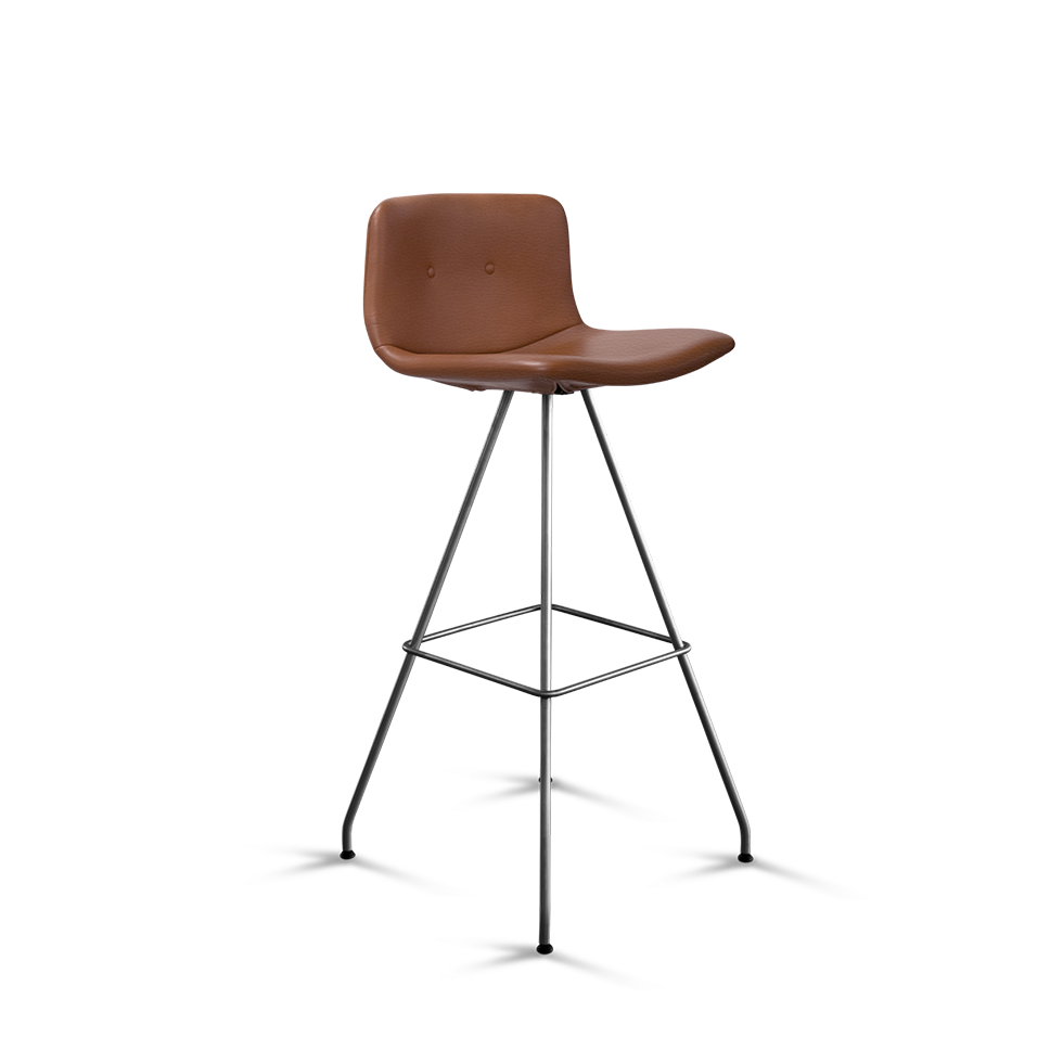 Primum bar stool zenso 2 223 steel base fixed high