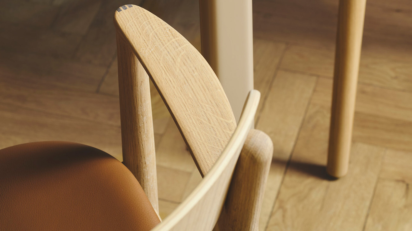 Bent Hansen asger wooden chair