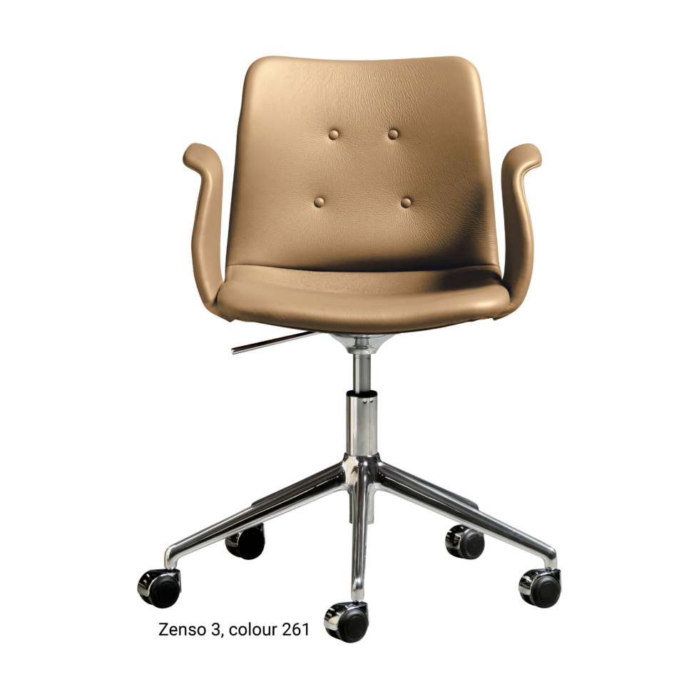 Primum Chair 5 star swivel gas lift castor polish base - Image 6