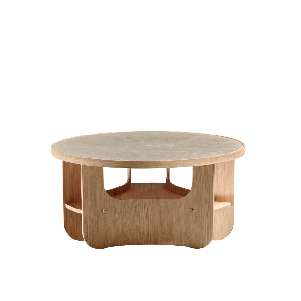 Vido sofabord - olieret eg  + Marmor