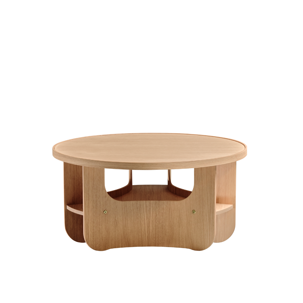 Vido sofabord - olieret eg | Dual-Surface